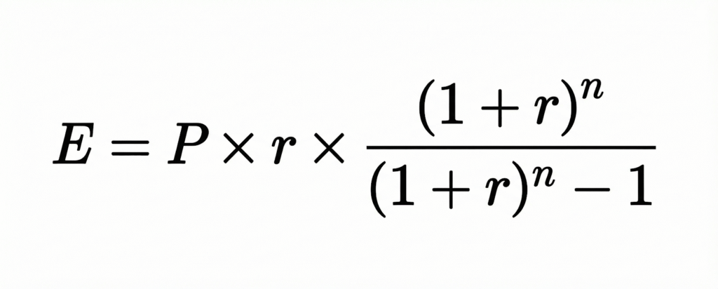 Home Loan EMI Formula